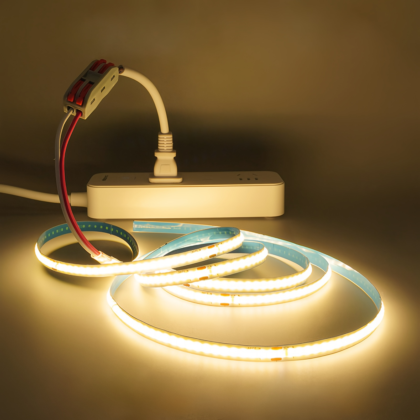 high voltage driver-free led flexible tape 110v 220v cob light 3000k 4000k 6000k led cob strip light
