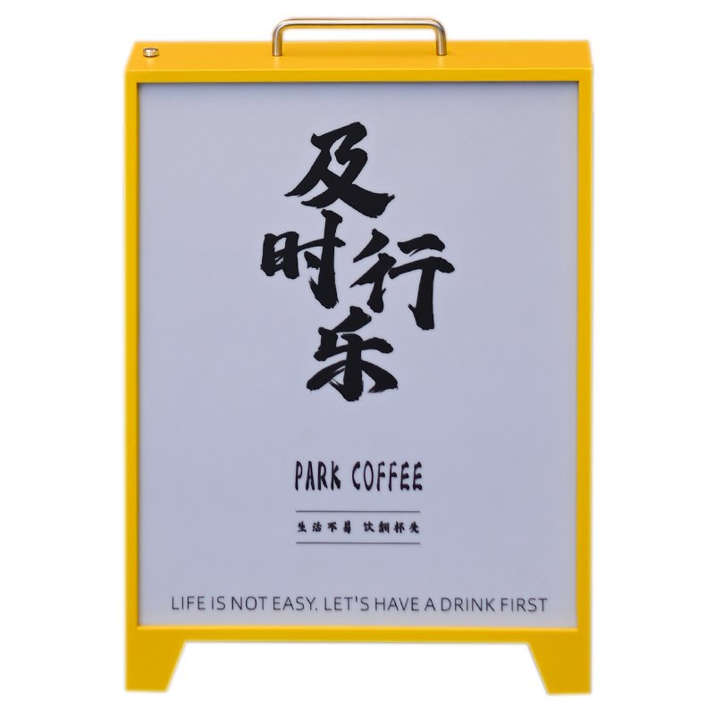 Portable light box,Customized outdoor advertising lightbox, floor to ceiling three color luminous light box standing sign