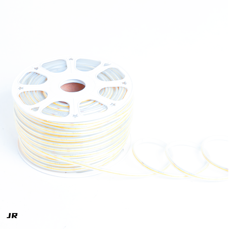 Transparent outdoor waterproof indoor household ceiling without dark area flexible light belt 220VCOB pearl light belt