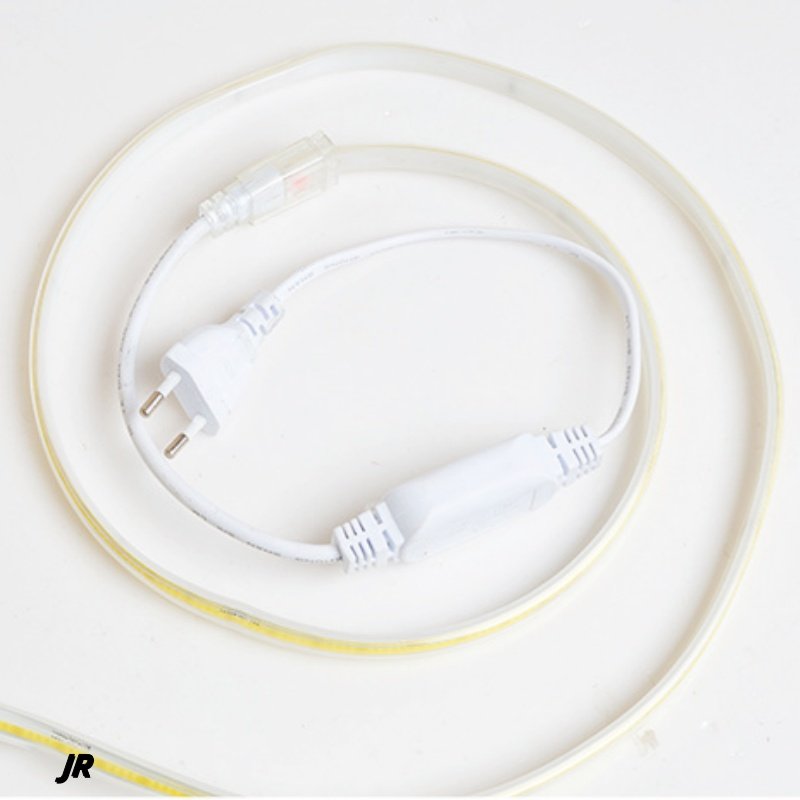 Transparent outdoor waterproof indoor household ceiling without dark area flexible light belt 220VCOB pearl light belt