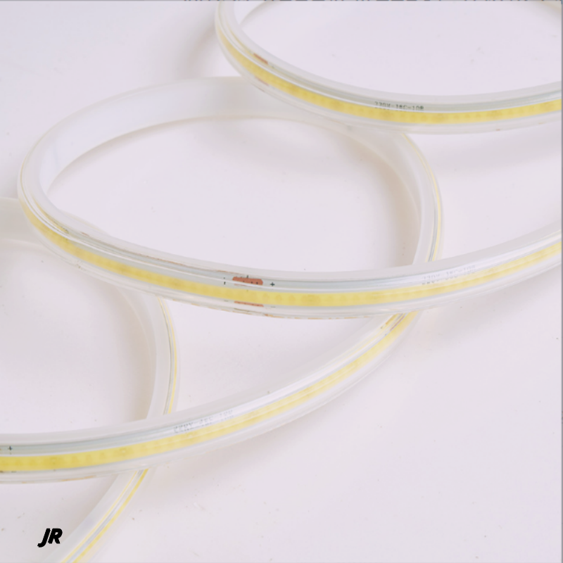 Transparent outdoor waterproof indoor household ceiling without dark area flexible light belt 220VCOB pearl light belt
