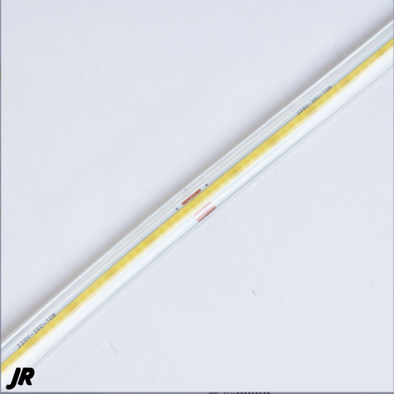 Transparent outdoor waterproof indoor household ceiling without dark area flexible light belt 220VCOB pearl light belt