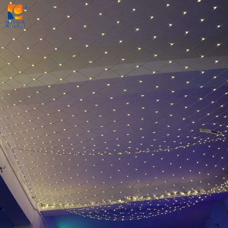 High quality factory wholesale Decorative Christmas Lights Net Mesh LED String Light wedding party decoration atmosphere lights