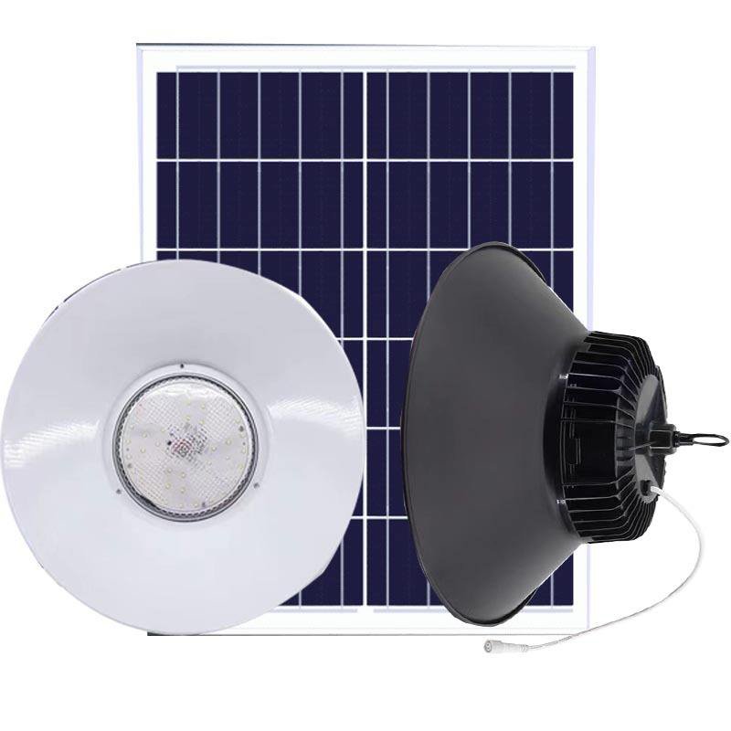 energy-saving lamp led light battery lithium commercial solar ceiling light 100w 200w 300w solar ceiling light indoor