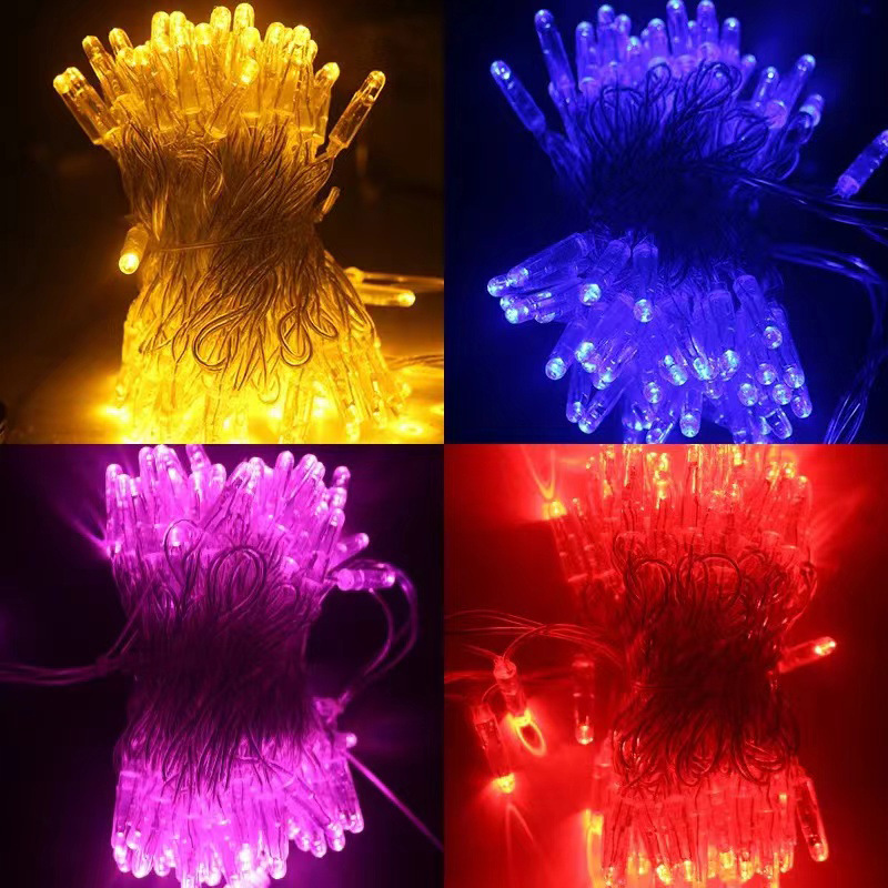 RGB Fairy String Lights Waterproof Outdoor Home 10M 20M 30M 50M 100M Party Festival Christmas Decoration Light