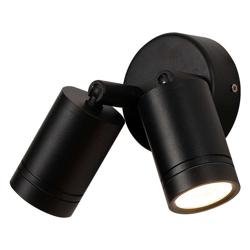 Double head outdoor wall light waterproof led door headlight signboard spotlight store spotlight