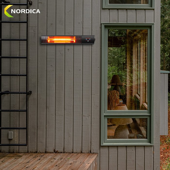 Wall mount heater 1500W electric infrared patio heater electric industrial heater