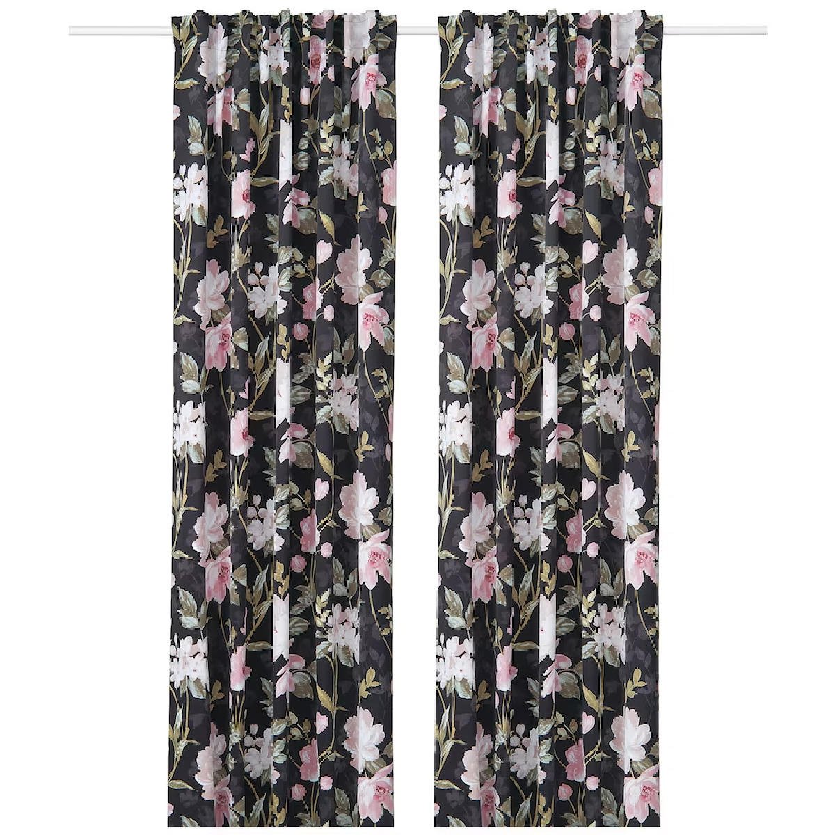 New Design Cotton Printed Multicolor Window Curtain Block Printed Cotton Curtain Pakistan Manufacturer For Home Textile