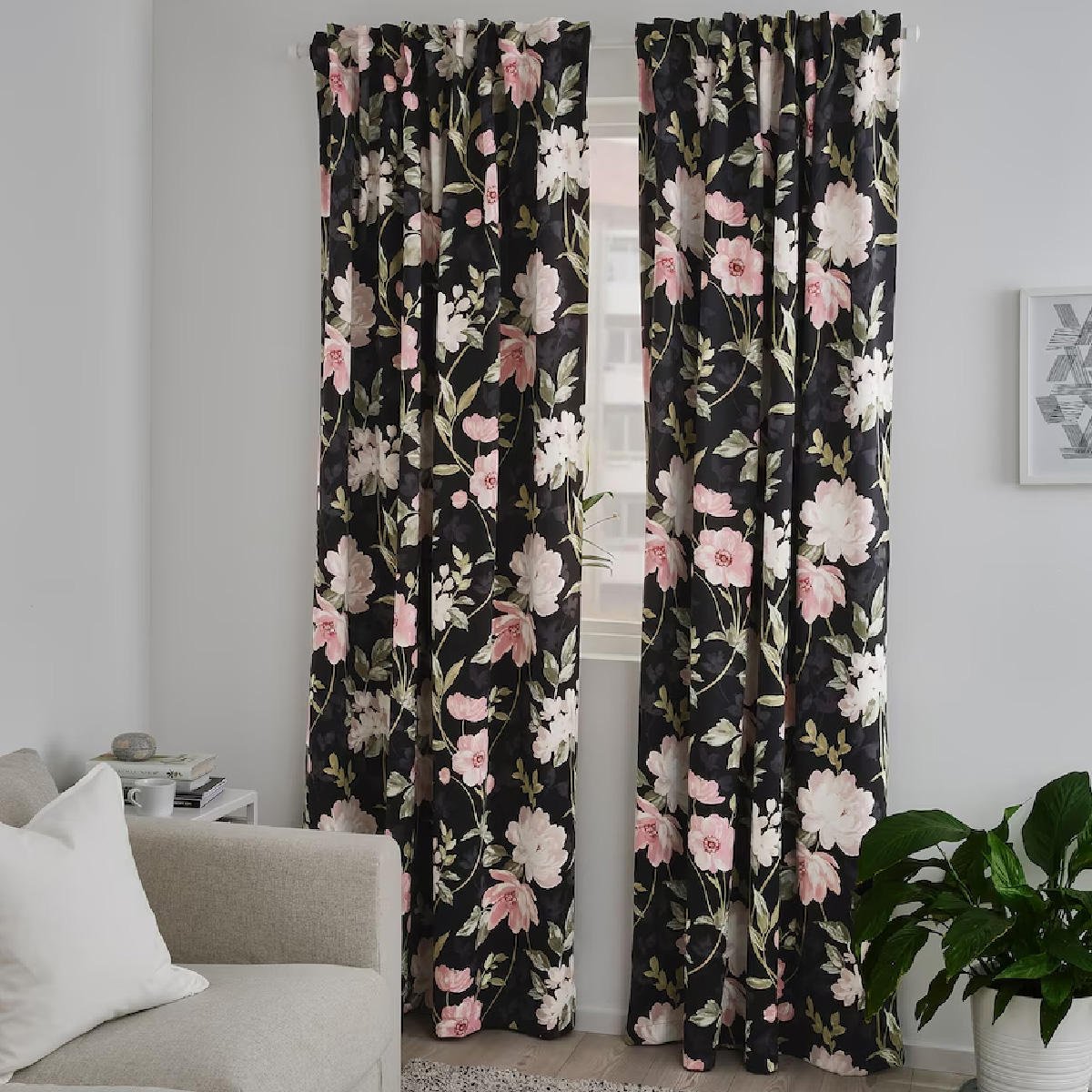 New Design Cotton Printed Multicolor Window Curtain Block Printed Cotton Curtain Pakistan Manufacturer For Home Textile