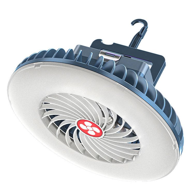 Outdoor Portable Emergency Multifunctional Light Collapsible Solar Lantern Camping Lamp LED Ceiling Fans With Light
