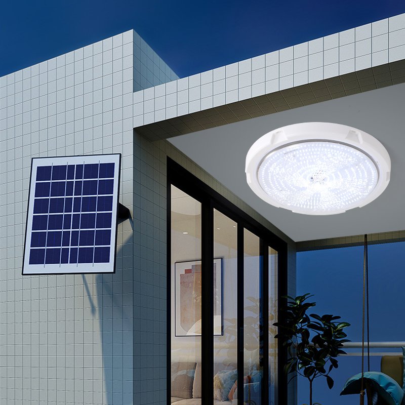 Factory Wholesale High Quality Waterproof Outdoor garden light Led Solar Ceiling Lamp