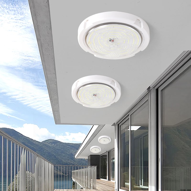 Factory Wholesale High Quality Waterproof Outdoor garden light Led Solar Ceiling Lamp