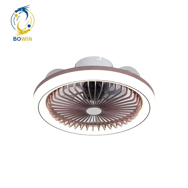 High Performance DC LED Ceiling Fan With Light Low Noise Modern Living Room Bedroom Fan Light