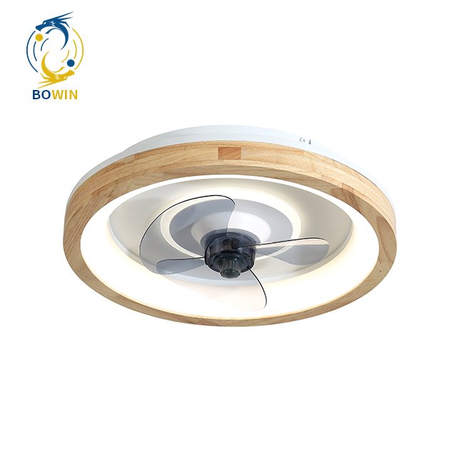 High Performance DC LED Ceiling Fan With Light Low Noise Modern Living Room Bedroom Fan Light