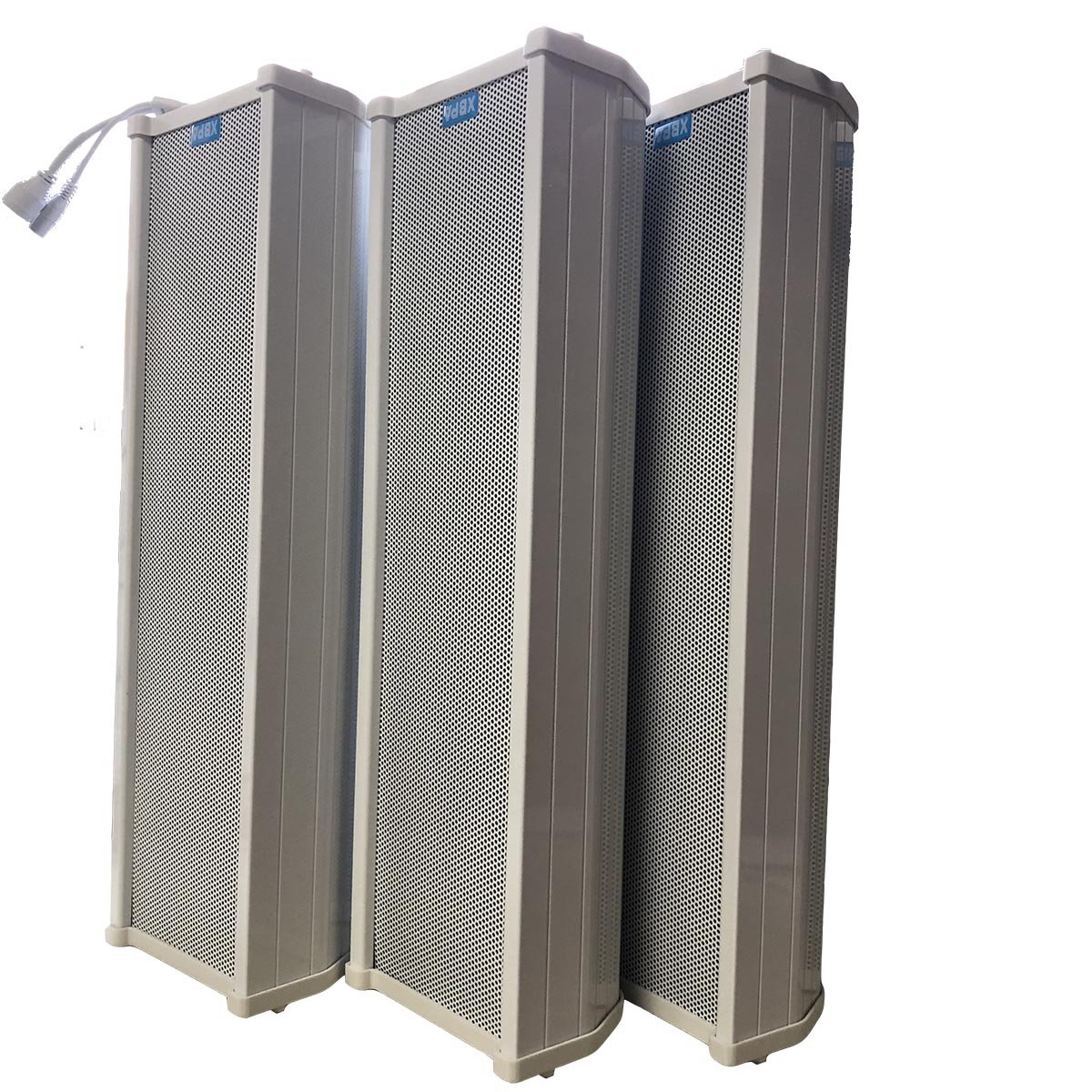 Outdoor column speaker 20W-30W-40W to 120W. Built-in power amplifier and network audio playback decoder