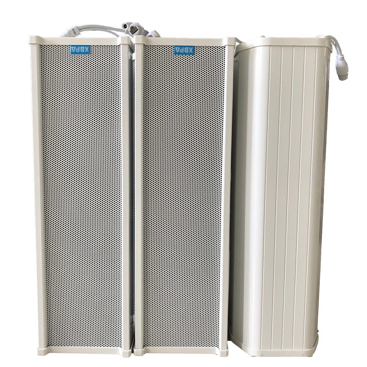 Outdoor column speaker 20W-30W-40W to 120W. Built-in power amplifier and network audio playback decoder