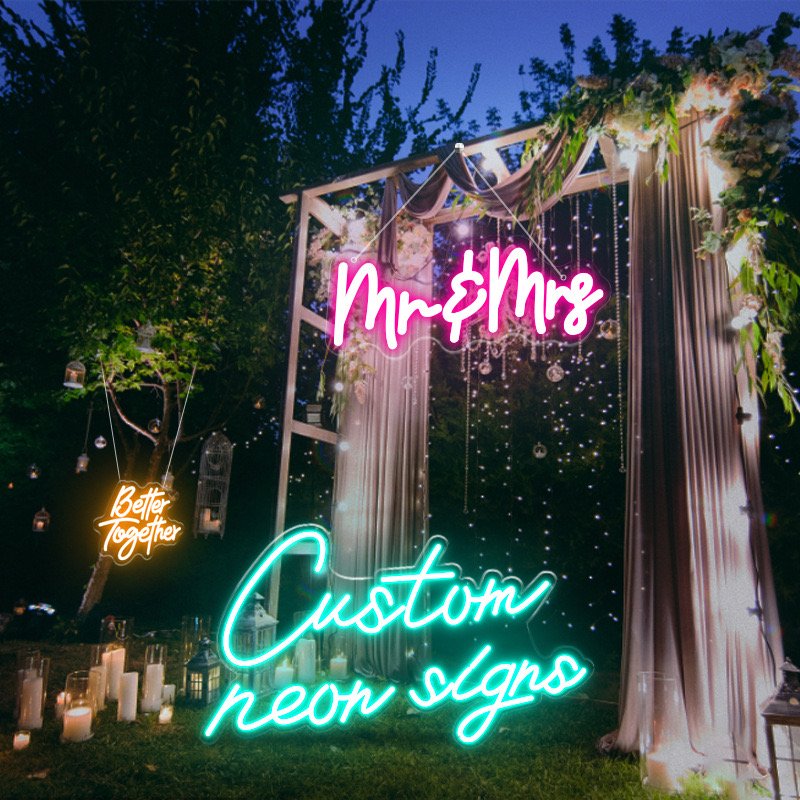Winbo Custom Neon Signs Indoor Outdoor Personalized Neon Gift Wedding Decorations Bar Business Logo Name Neon Light Sign