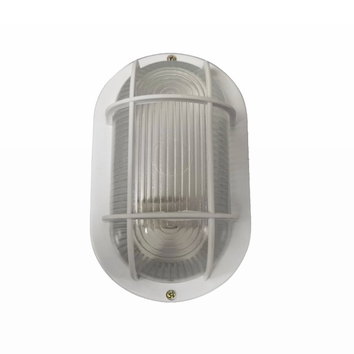 Outdoor Waterproof Oval Wall Light Surface Mounted Bulkhead Lamp Bulkhead Grille Wall Light