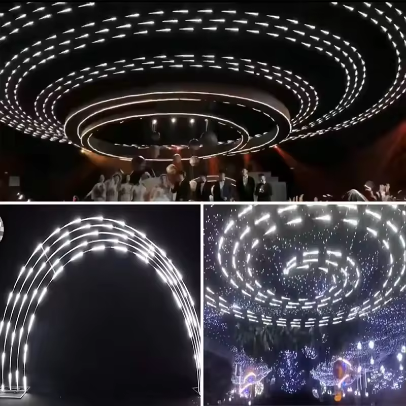 Chasing Light Running Water 2835 SMD DC24V WS2811 120Leds/M White Red Green Blue Purple Golden LED Strip for Wedding Scene