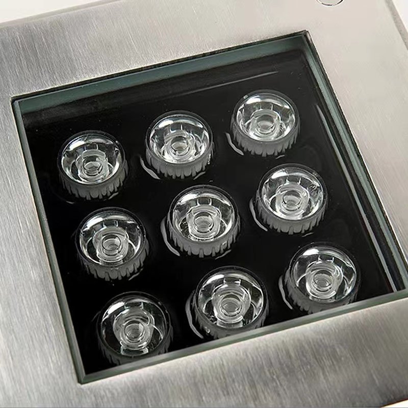 Waterproof IP67 1W 3W 7W 9W 12W18W 24W 26W Driveway Floor Inground Lamp LED Square Underground light
