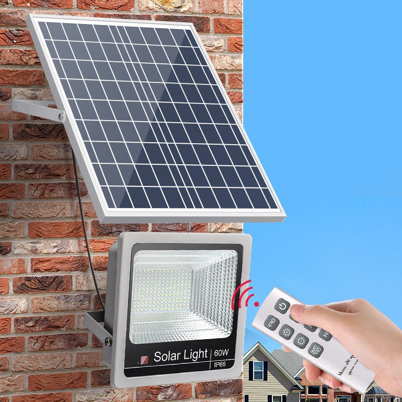 Square Dimmable Remote Control Home Hallway Indoor Outdoor Waterproof Solar Power Led Solar Ceiling Light Solar Garden Light