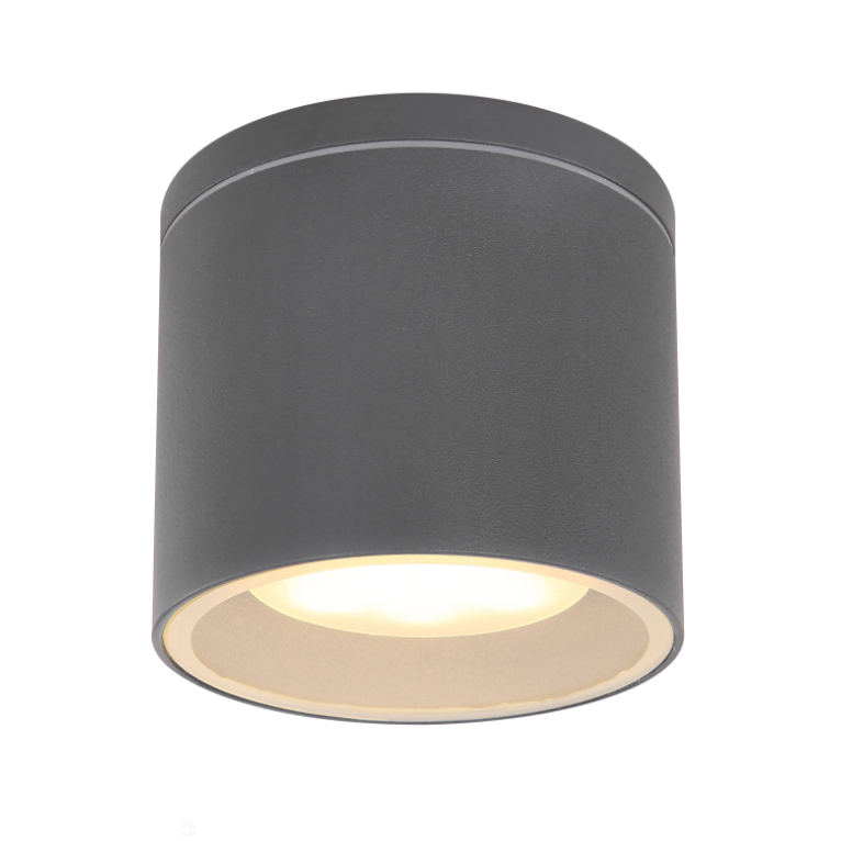 Modern cylinder die-cast aluminum ip44 GX 53 exterior outdoor garden ceilings lamp ningbo
