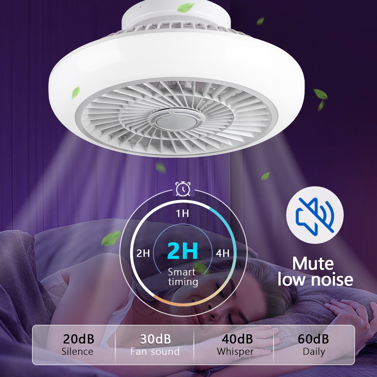 Smart Ceiling Fan Modern Remote Control Retractable Fan Lamp Living Room Bedroom Decorative Ceiling Fan With Light