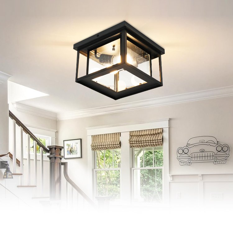Manufacturers Wholesale Outdoor Waterproof Aluminum Ceiling Lights Porch Balcony Decorative Lighting Ceiling Lamp