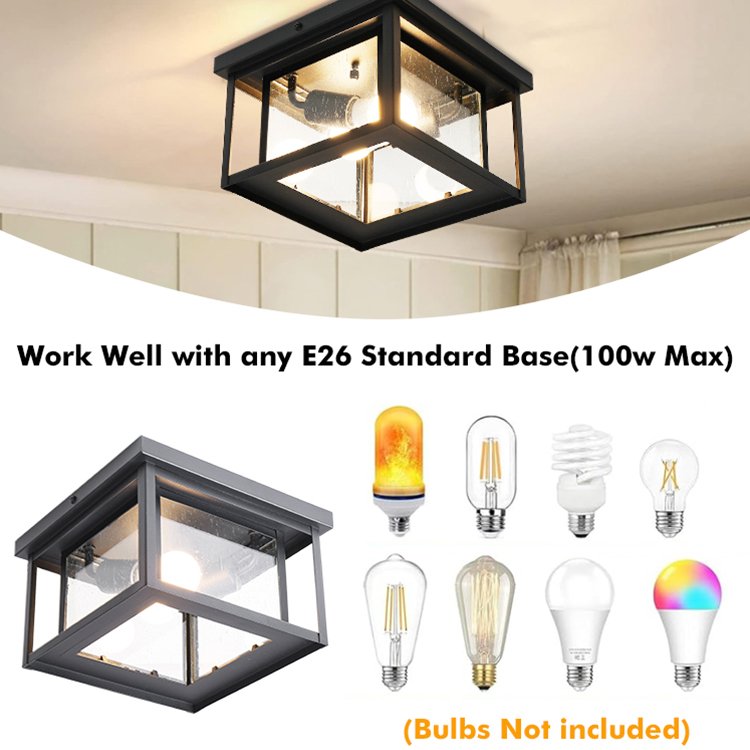Manufacturers Wholesale Outdoor Waterproof Aluminum Ceiling Lights Porch Balcony Decorative Lighting Ceiling Lamp
