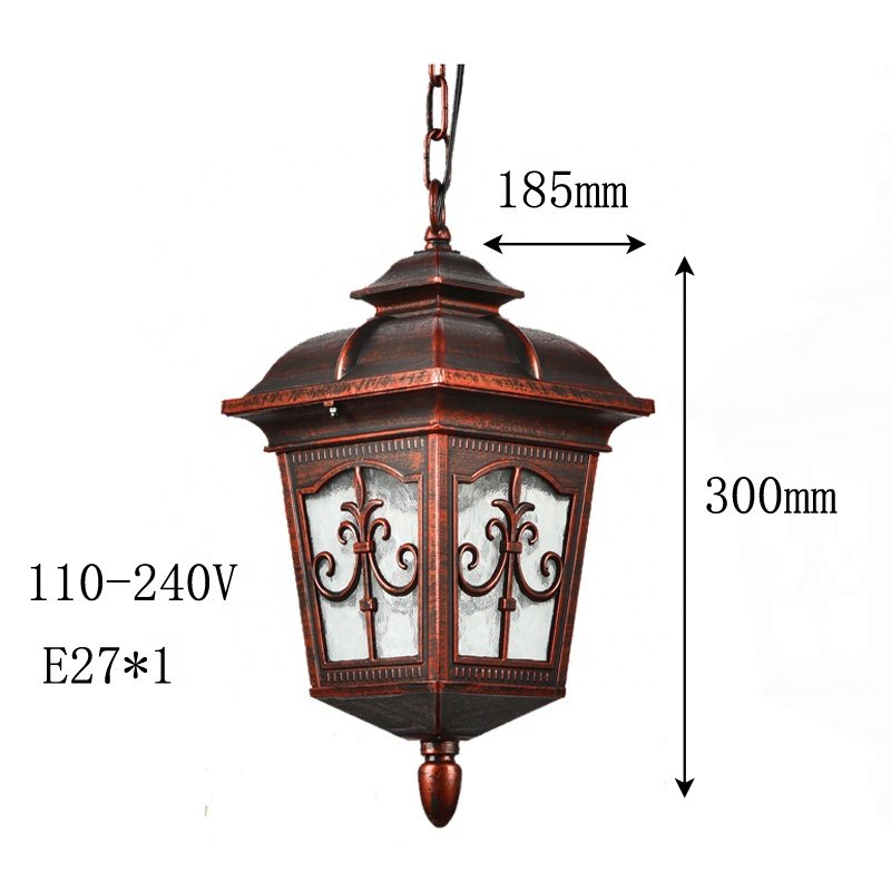 metal hanging lamps modern ceiling pendant chandelier outdoor creative light