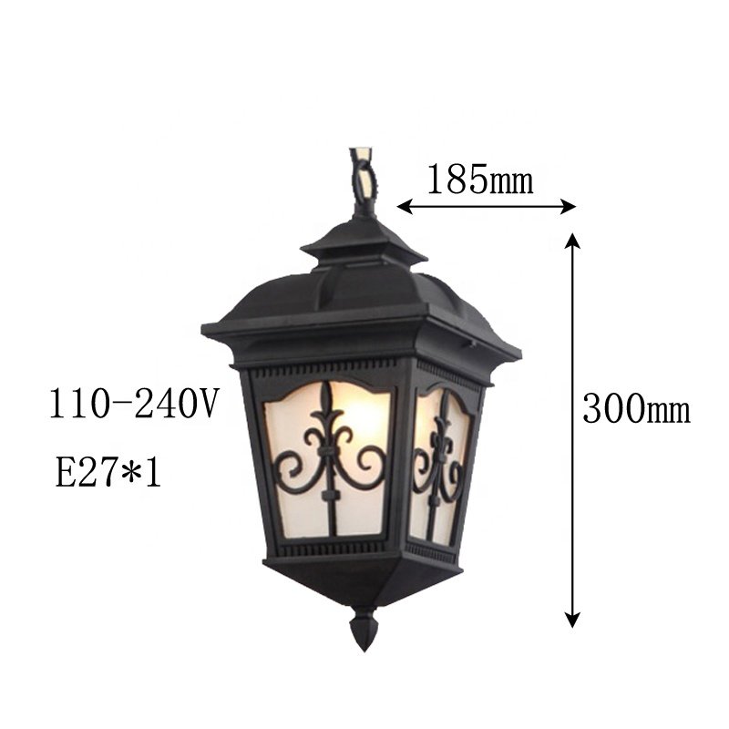 metal hanging lamps modern ceiling pendant chandelier outdoor creative light