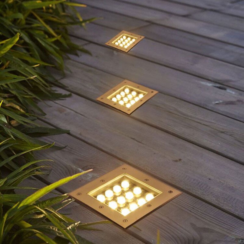 4W RGB LED Underground Light Buried Recessed Floor Ground Yard Path Landscape Lamp Square Led underground light