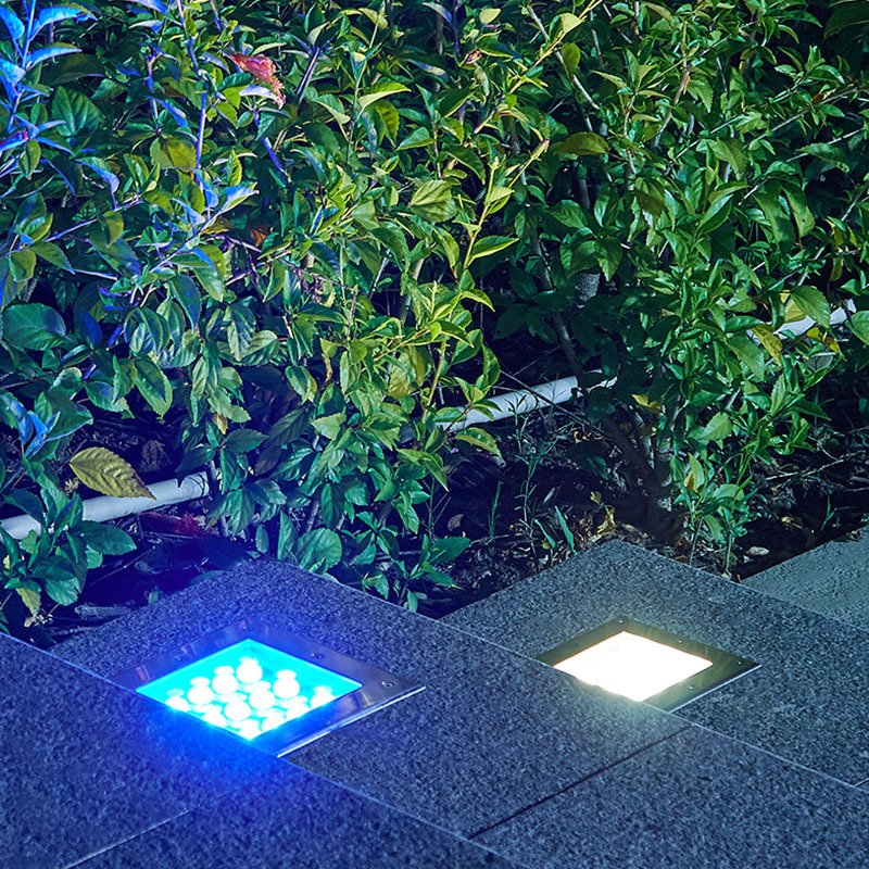 4W RGB LED Underground Light Buried Recessed Floor Ground Yard Path Landscape Lamp Square Led underground light