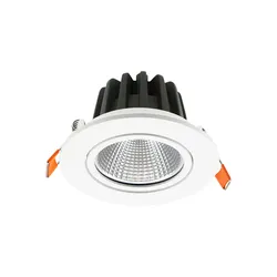 5W 7W 9W LED round downlight adjustable LED downlight 18W embedded SCR dimming LED COB downlight