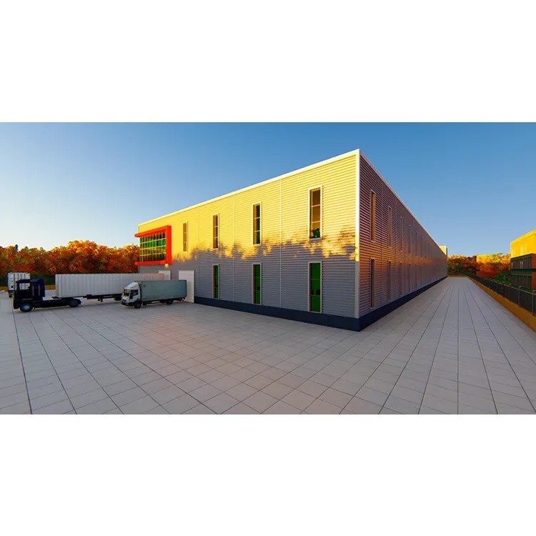 High rise steel structure apartments hotel warehouse prefabricated with loft industrial shed plans