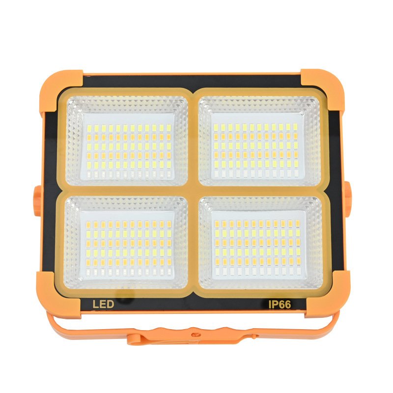 Outdoor Rechargeable Emergency Camping Light LED Solar Flood light with rechargeable emergency lamp 2 lights with leds
