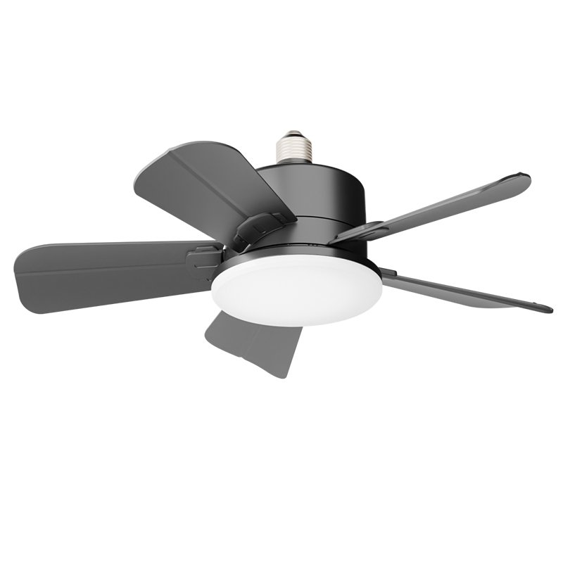 2024 Home LED Quiet 17 inch Ceiling Fan With Light Ventilador Bedroom Remote Control