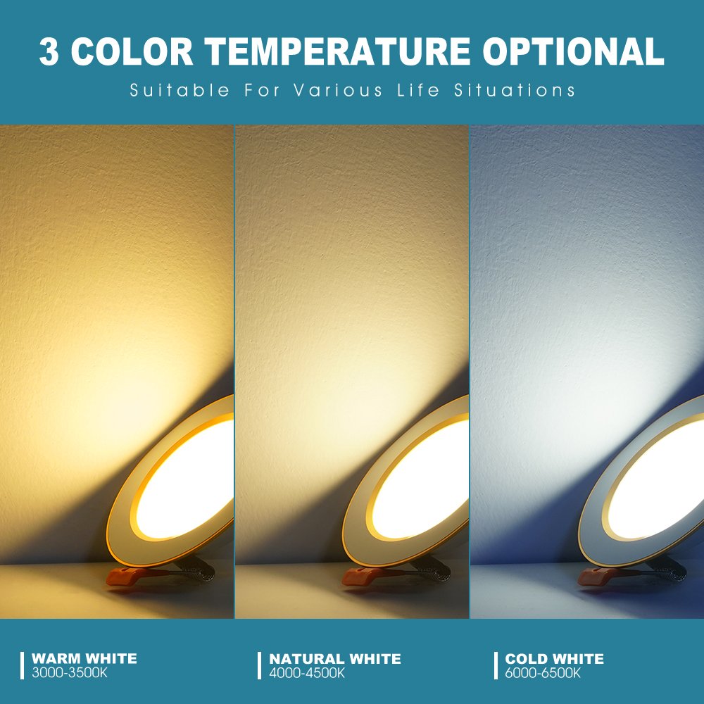 LED Downlight 3W 5W 7W 9W 12W 15w Recessed ceiling Led Warm White Cold White Led Ceiling Lamp Bedroom Kitchen Indoor Spot Light