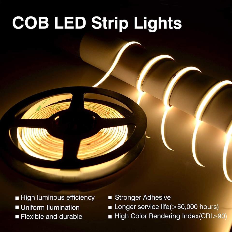 Wholesale 12v 10w/m 3000k 6000K rgb ic led cob strip light for horse racing ceiling
