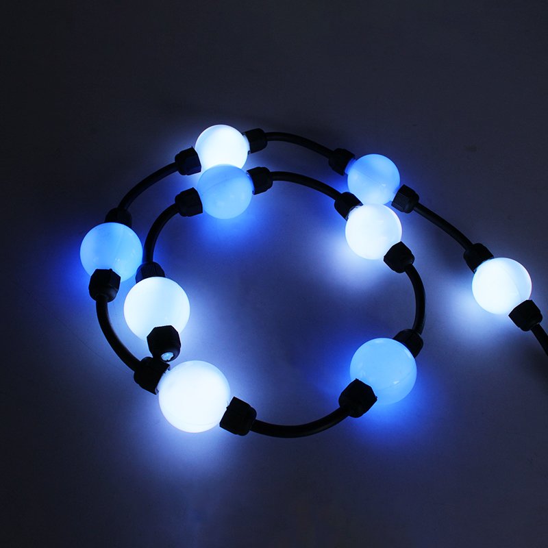 LCL Stage Disco milky ball Outdoor DMX Led string Light RGB Curtain Lighting Festoon Lighting