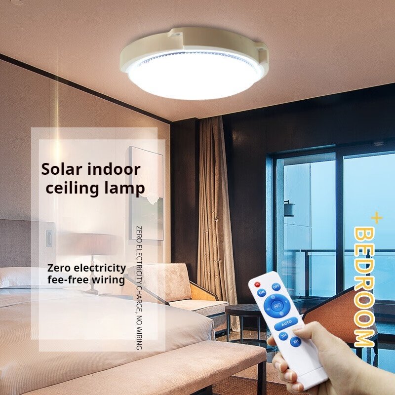 Hight Quality Low Price 72/132/260LED Solar Wall Lamps Indoor Household Use Solar Ceiling Light