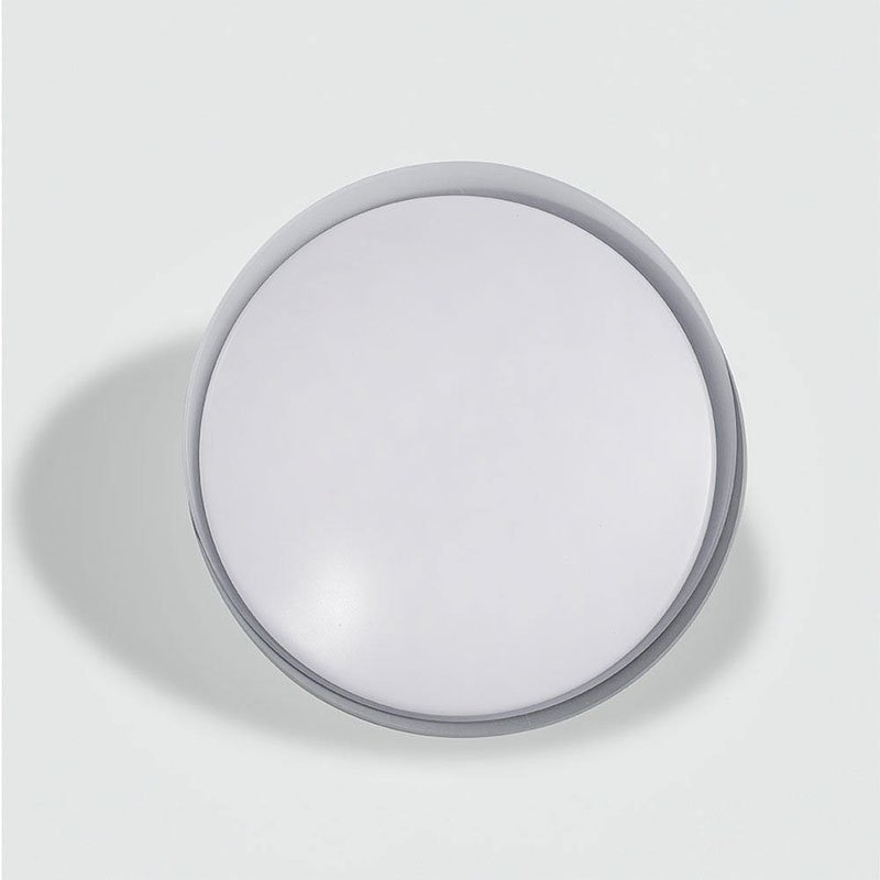 Modern Style Outdoor Roof Black Metal Round Bluetooth Living Room Ceiling Light 16 W