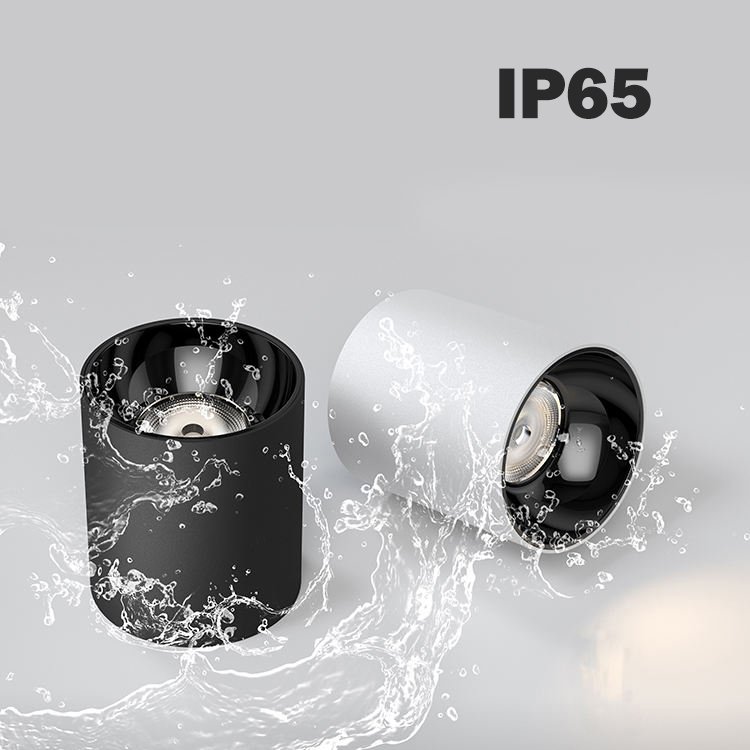 High Quality IP65 Waterproof Down light 9w 12w 15w Round Aluminum Surface Mounted Cob Led Downlight