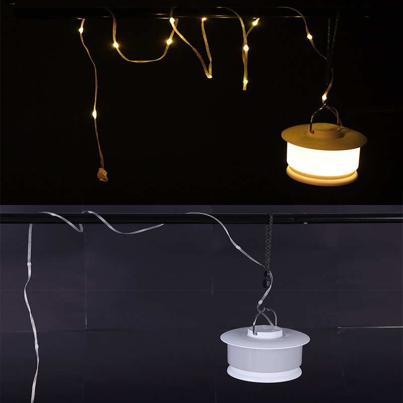 2024 new JSK-L20 RGB outdoor camping light waterproof light strips 10m ultra-long RGB string lamp Portable outdoor camping