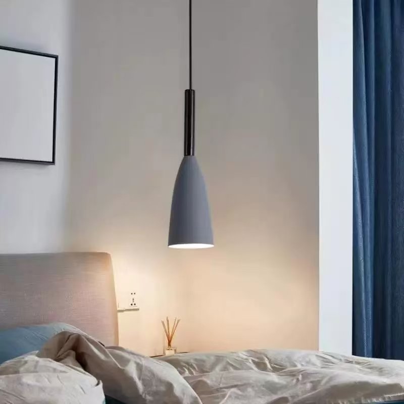 3 single Heads Pendant Lights Industrial Style Restaurant Bar Decorative Led Ceiling Light Living Room Attic Chandelier E27 Bulb