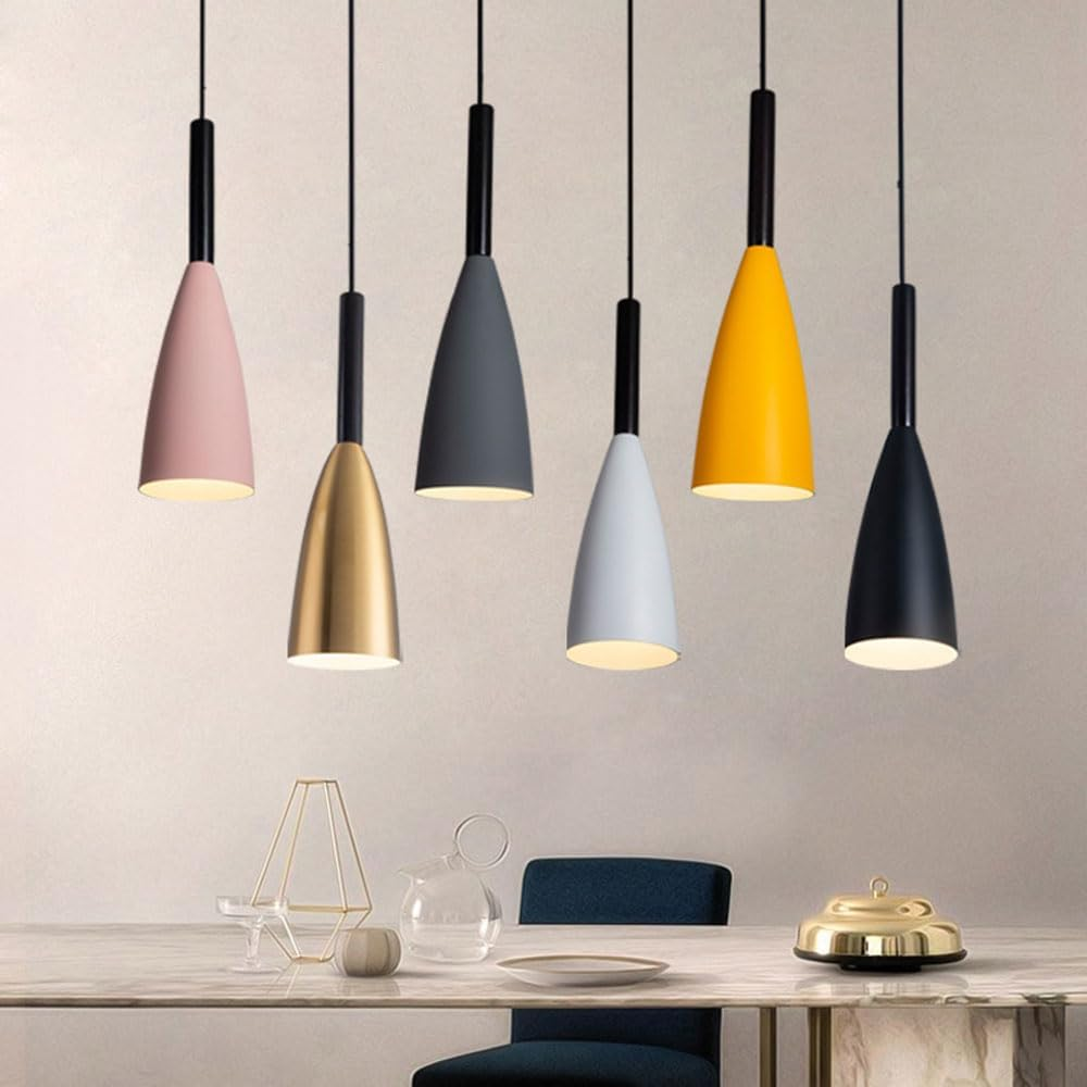 3 single Heads Pendant Lights Industrial Style Restaurant Bar Decorative Led Ceiling Light Living Room Attic Chandelier E27 Bulb
