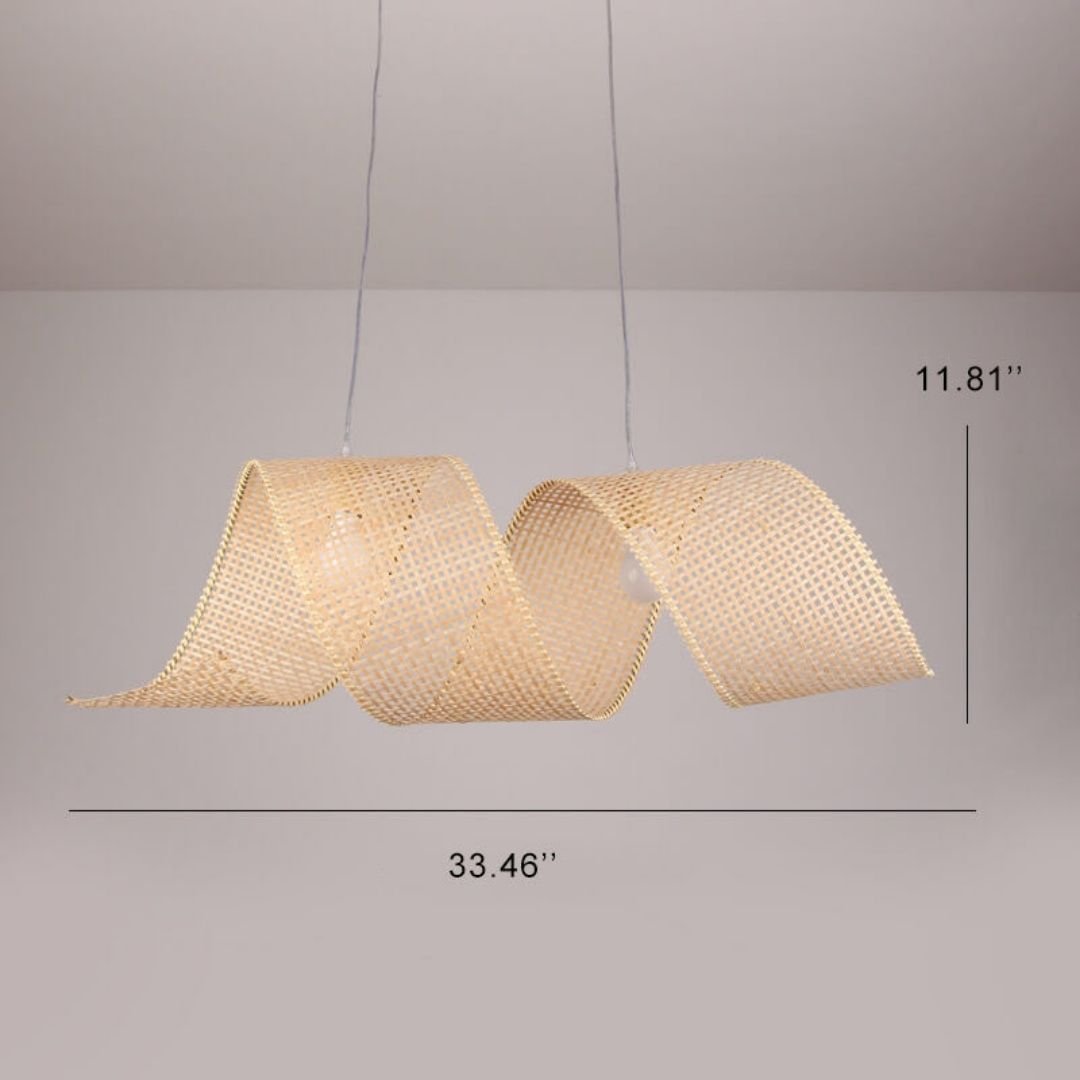 Handmade Bamboo Shade Chandelier Lighting Natural Hotel Island Resort Restaurant Bar Home Decor Bamboo Pendant Ceiling Lights
