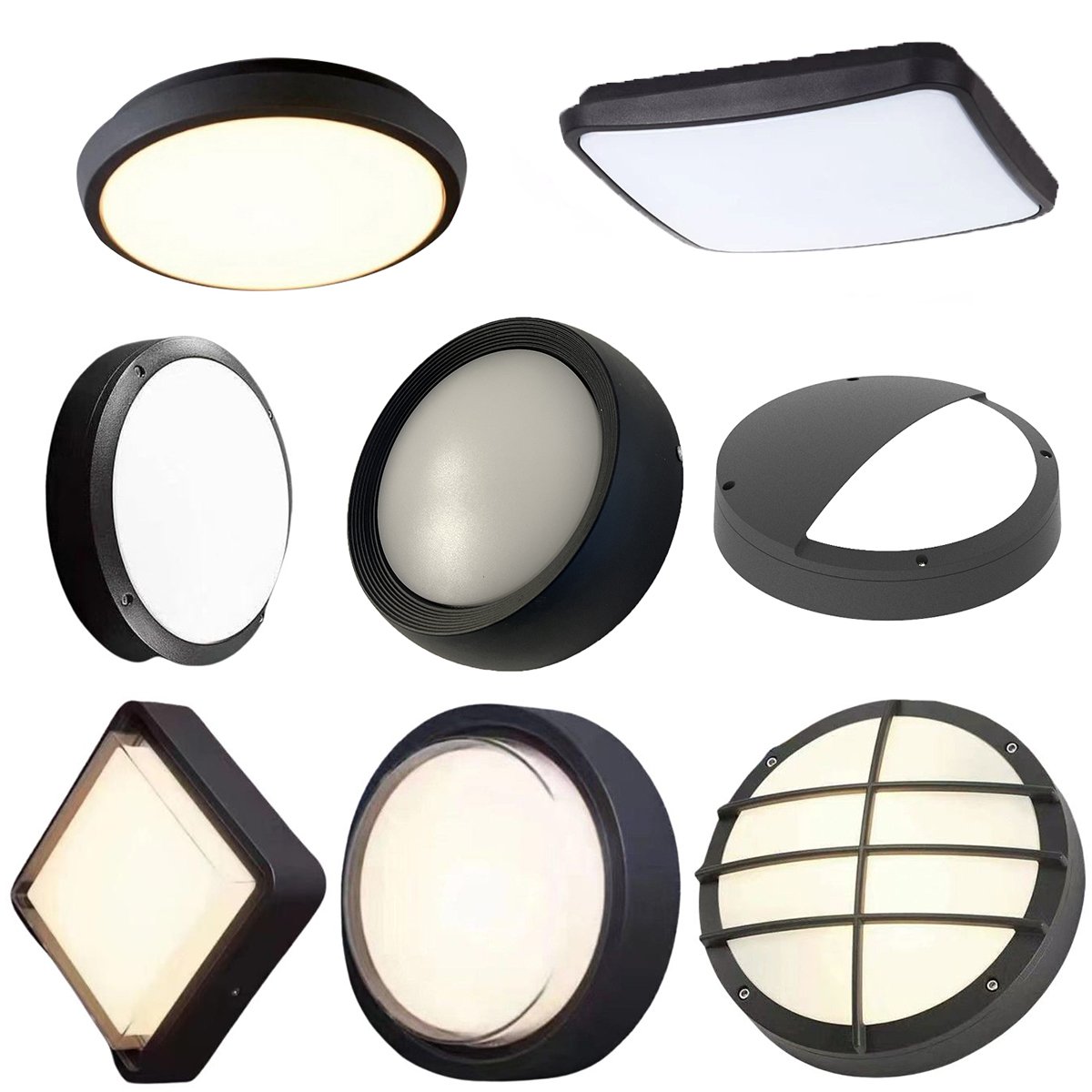 Led Aluminum Lamp New Lights Indoor Outdoor Lighting Decoration Balcony Door Light For Garden Living Room Wall Home Room Decor