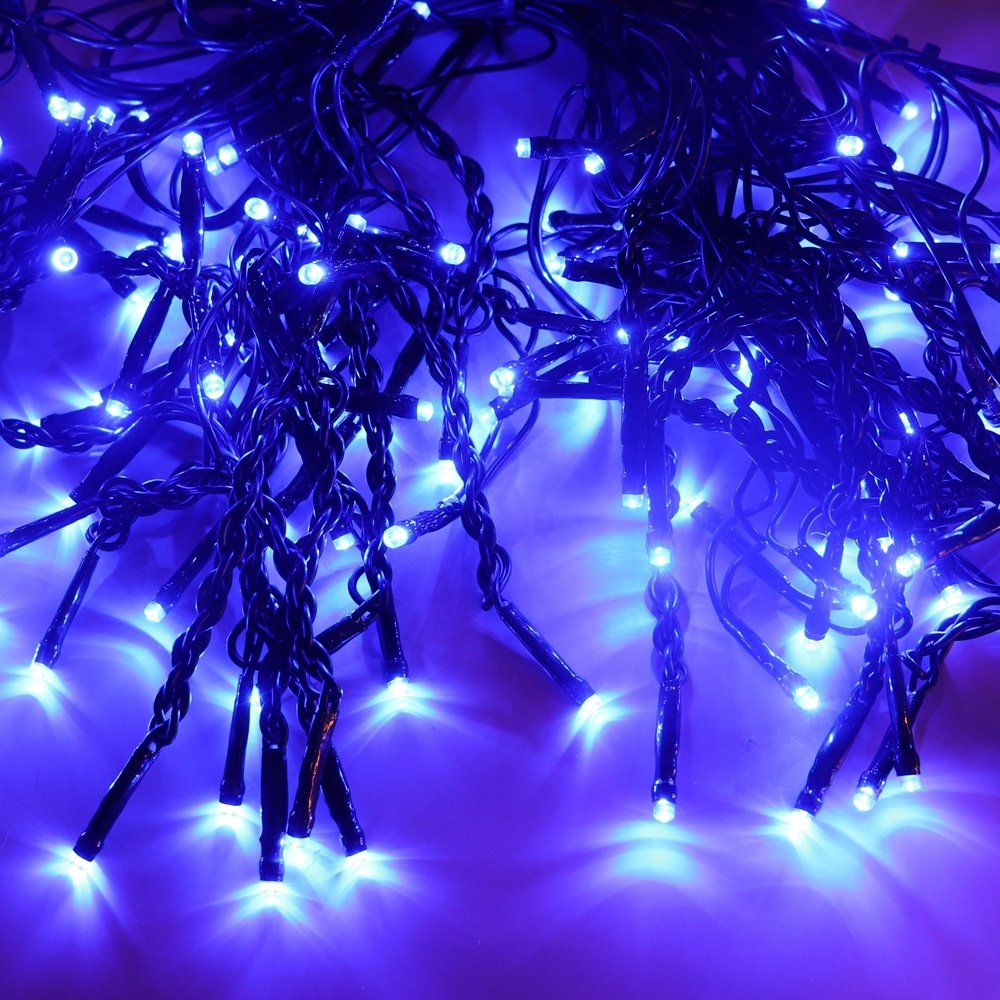 Customized party wedding ceiling curtain falling string light fairy icicle light