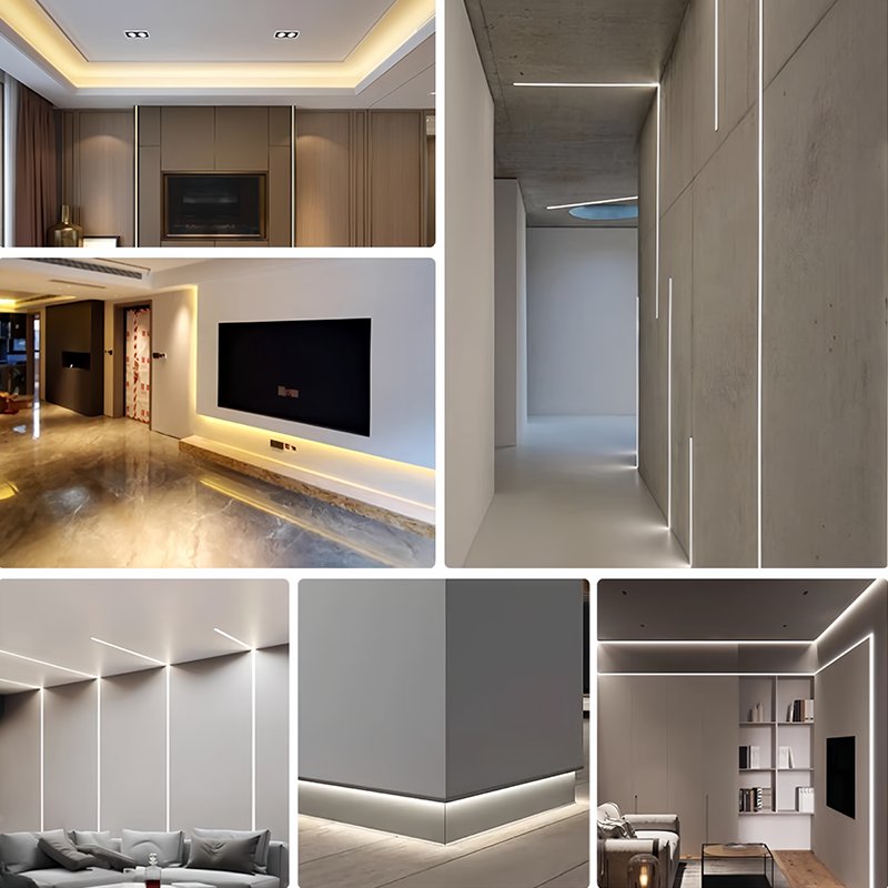 ShenZhen 110V 220V Cuttable Led Light Tape Ce Rohs Driver-Free LED Cob Strip Lights For Shopping Mall Home Decorations